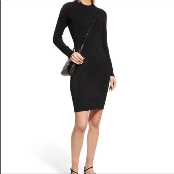ALICE + OLIVIA Estelle Twist-Back Mini Bodycon Dress - Picture 5 of 5